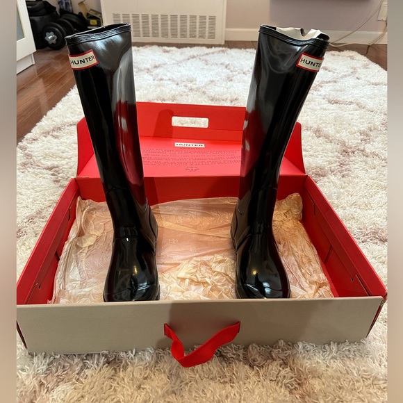 Hunter Tall Rain Boots - Picture 2 of 12